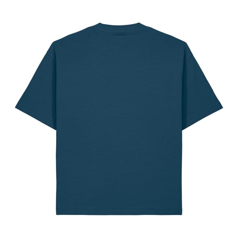 The unisex heavy weight boxy t-shirt coloris Bleu canard