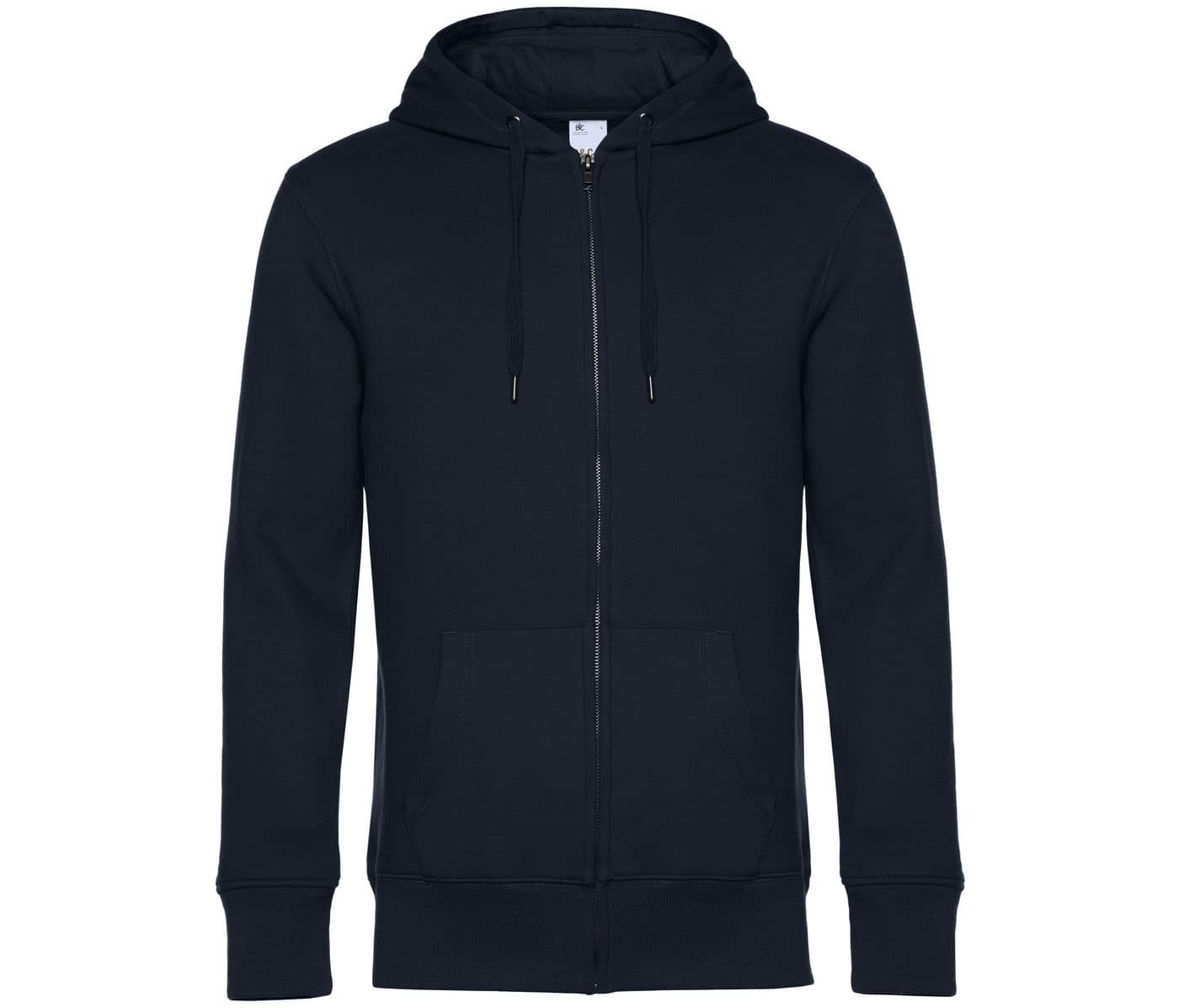 B&C KING ZIPPED HOOD coloris Bleu marine