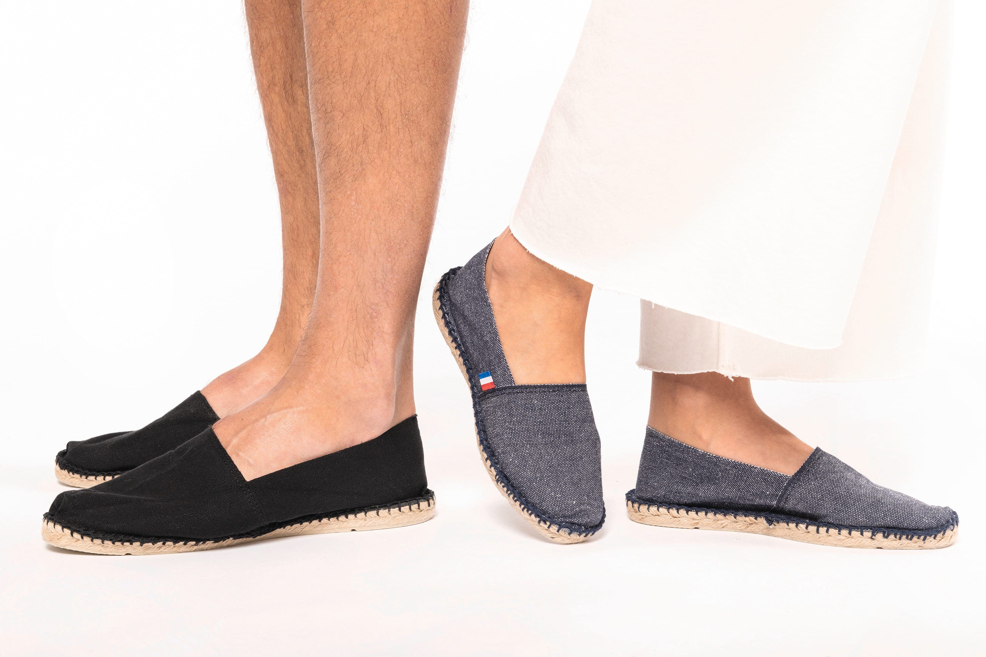 Espadrilles unisexe Made in France en situation