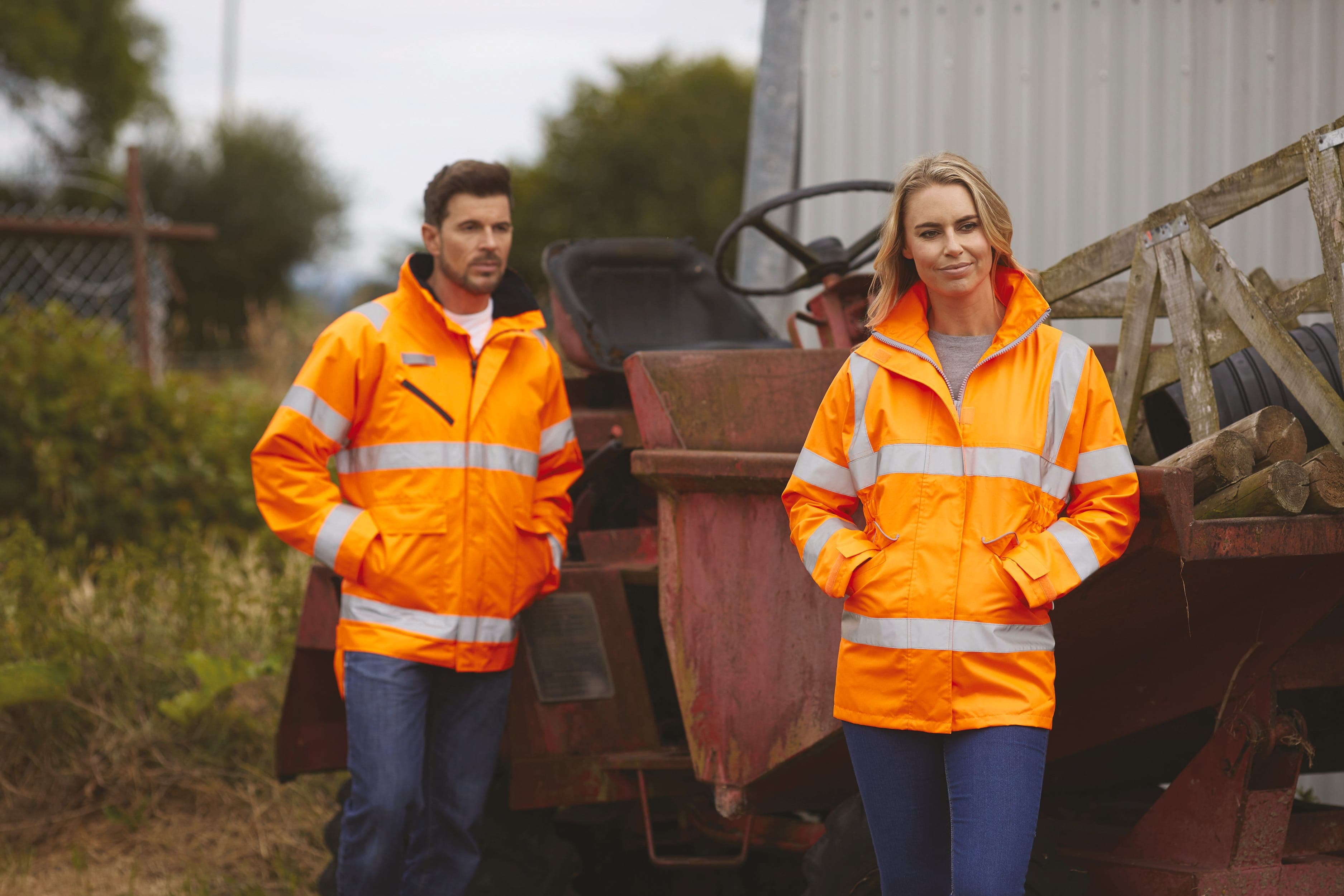 Veste haute visibilité "Management" femme en situation