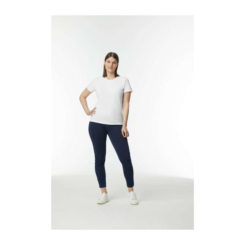 SOFTSTYLE® MIDWEIGHT WOMEN'S T-SHIRT coloris Blanc