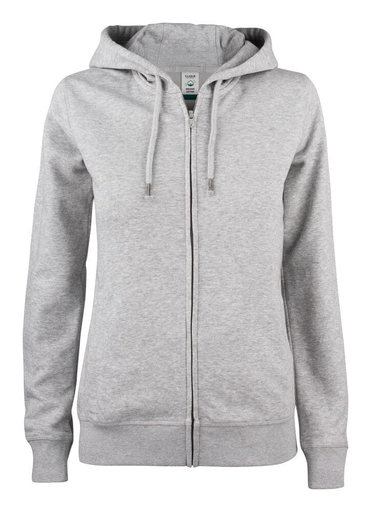Clique Premium OC Hoody FZ Women coloris Gris chiné