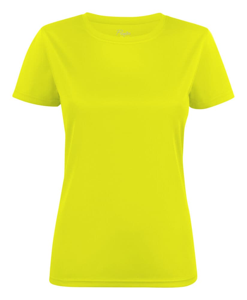 Run T-Shirt Femmes coloris Jaune Vif