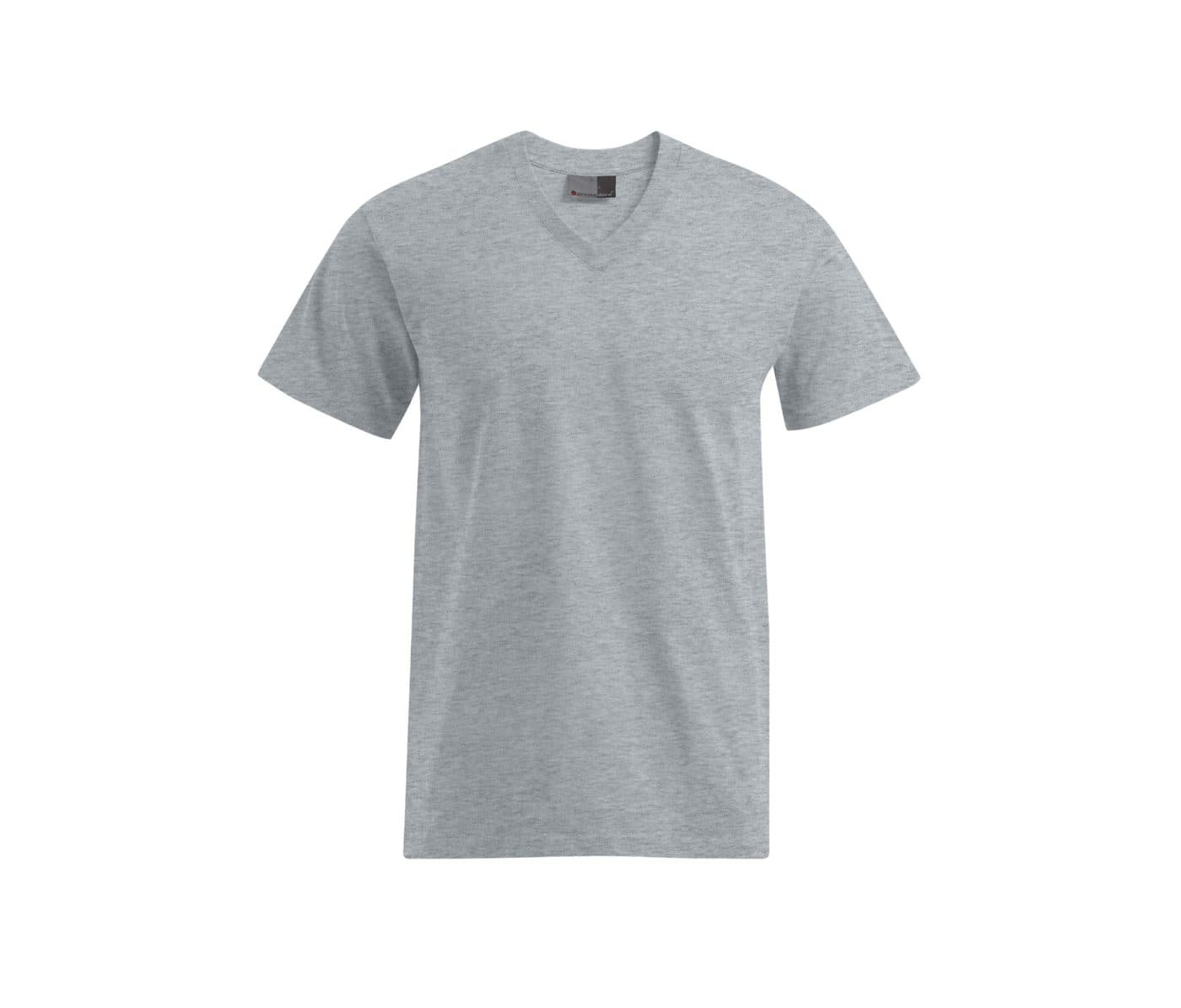 PREMIUM V-NECK-T coloris Gris sport