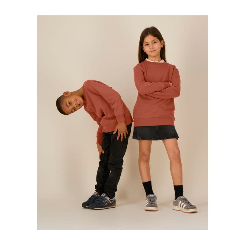 Mini Changer 2.0 kids' sweatshirt coloris Marron Heritage