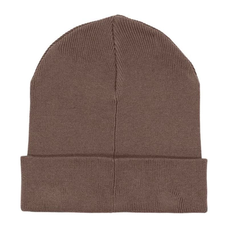 Bonnet côtelé coloris Moka