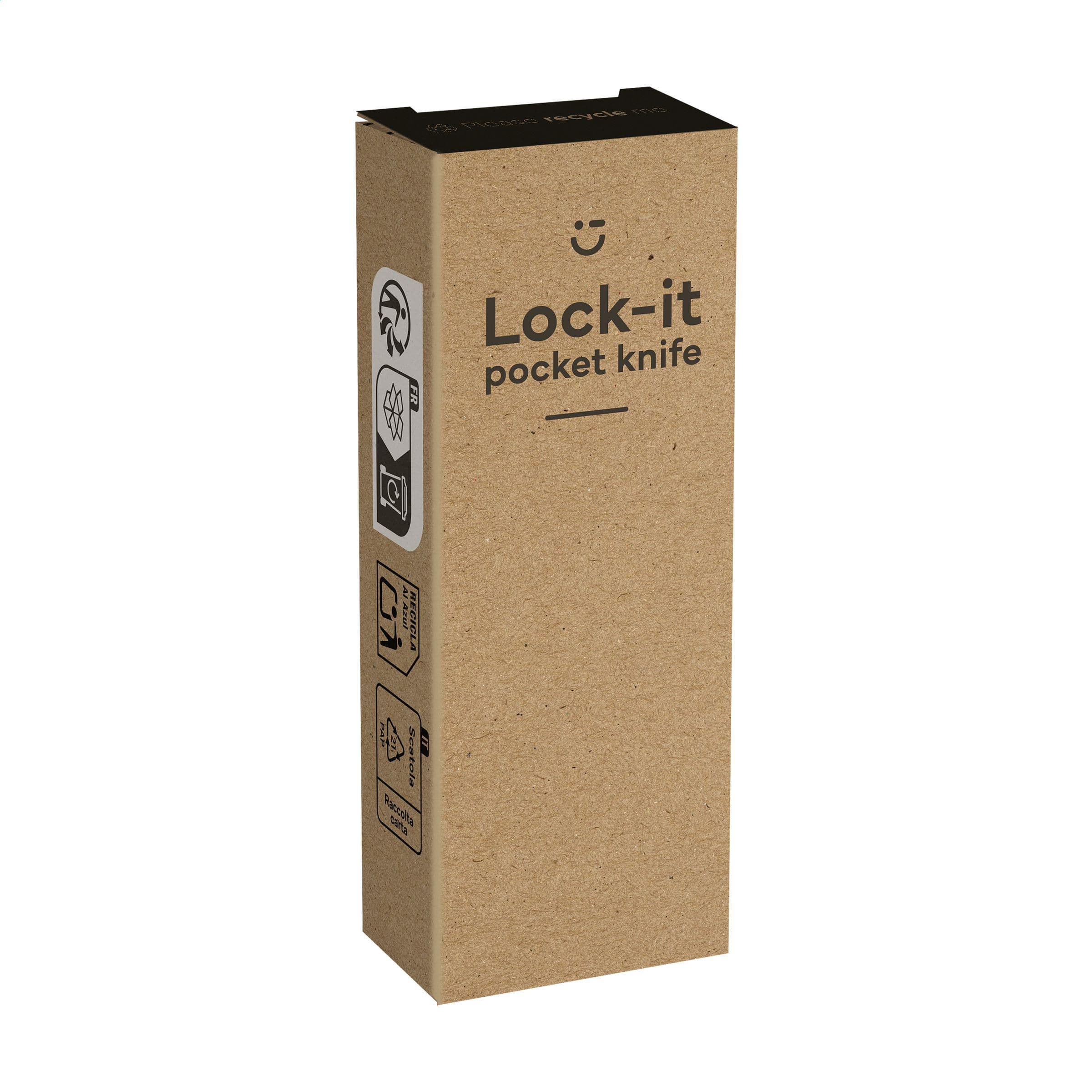Couteau de poche Lock-It en situation