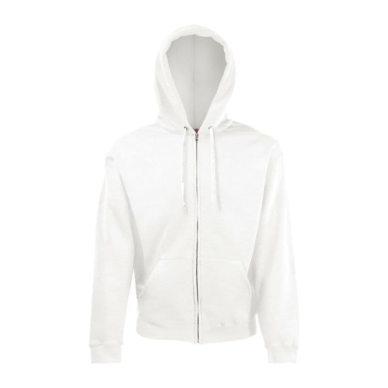 CLASSIC HOODED SWEAT JACKET coloris Blanc