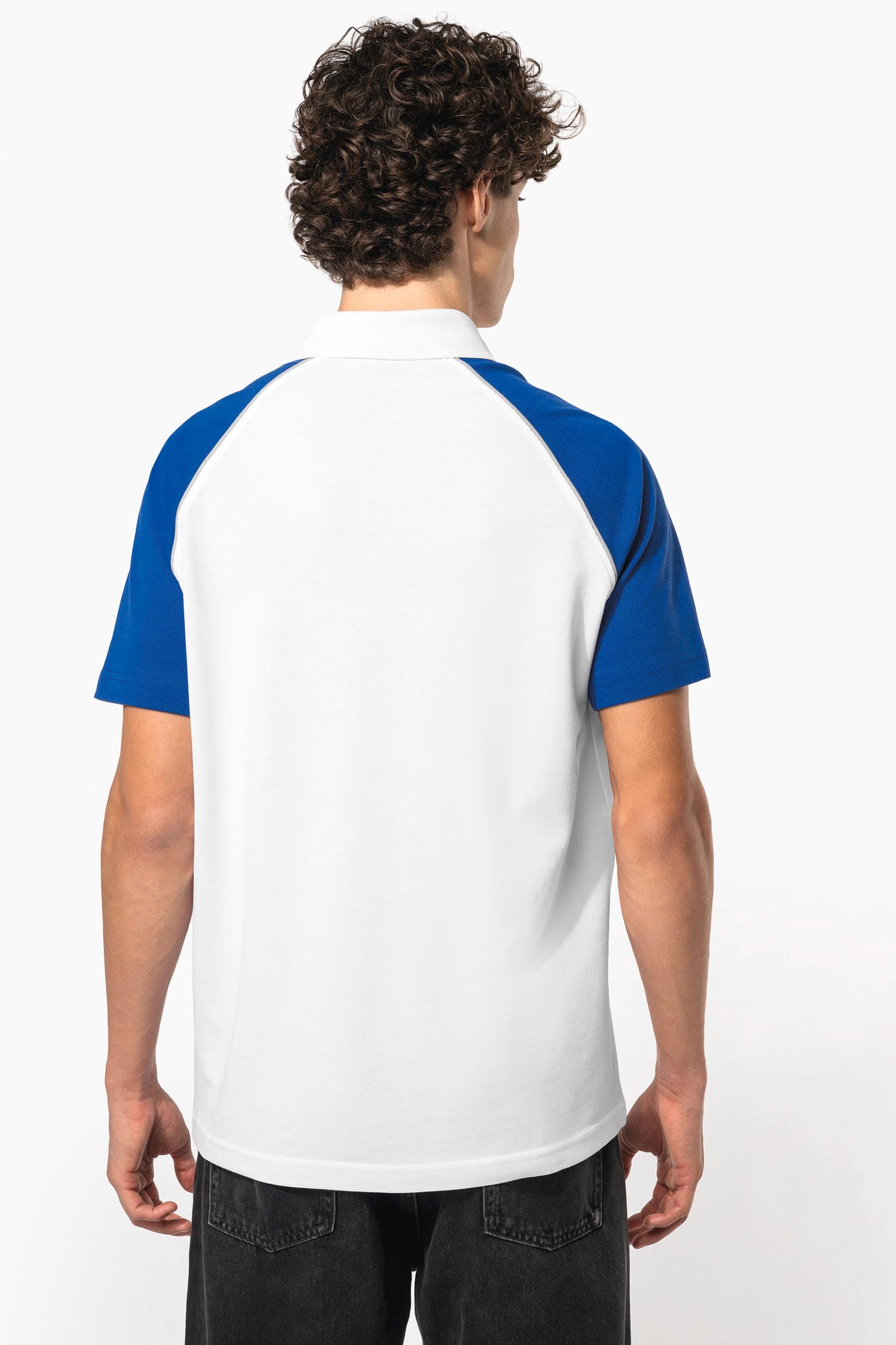 Polo baseball manches courtes en situation
