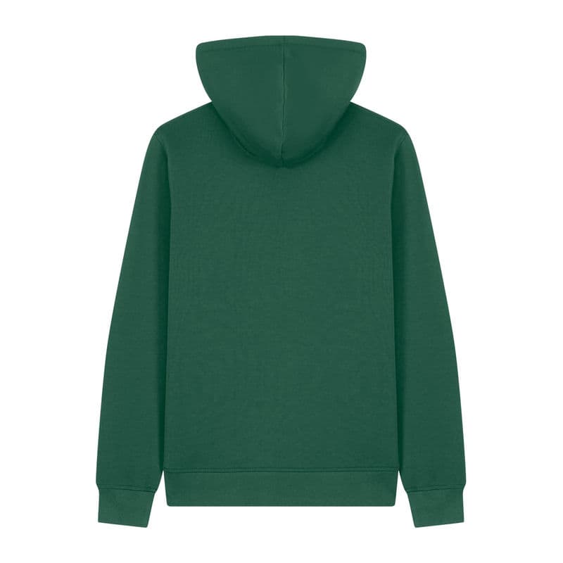 Mixer unisex zip-thru hoodie coloris Vert bouteille