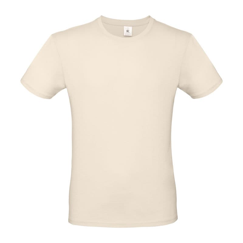 B&C #E150 UNISEX T-SHIRT coloris Naturel