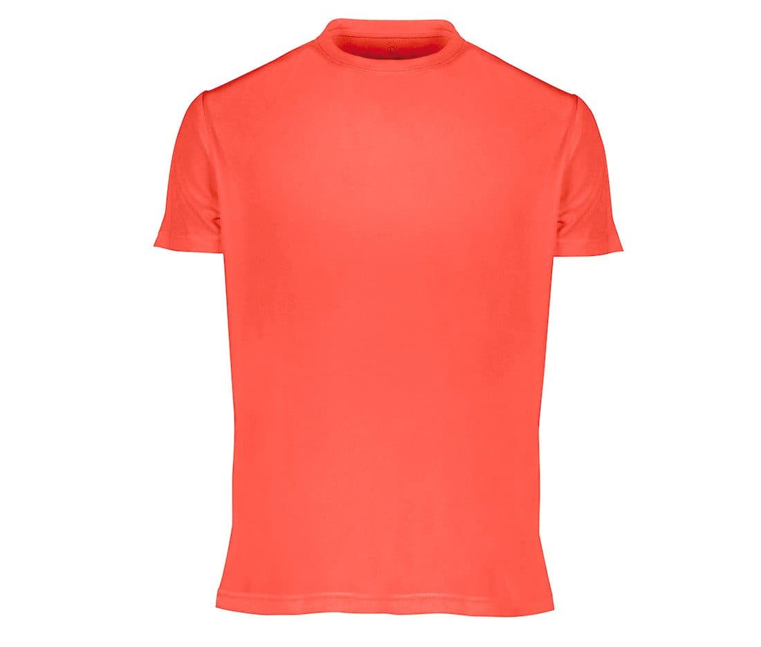MEN'S NO LABEL SPORT TEE-SHIRT coloris Orange fluo