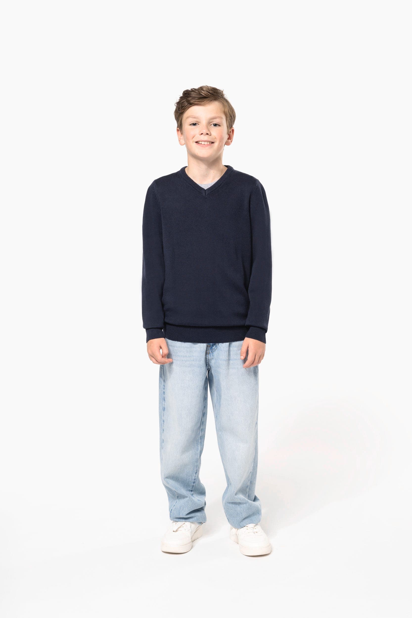 Pull col V enfant en situation