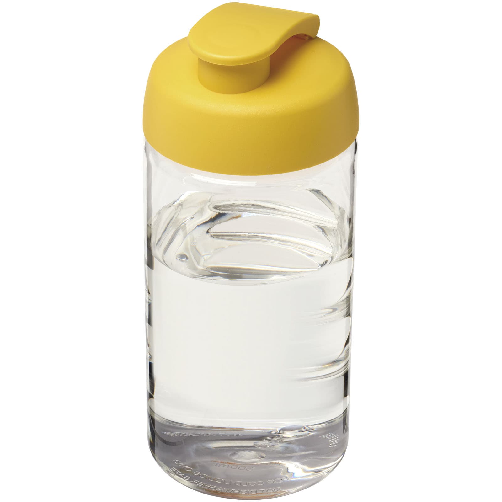 Bouteille de sport H2O Active® Bop 500ml avec couvercle à clapet coloris Translucide