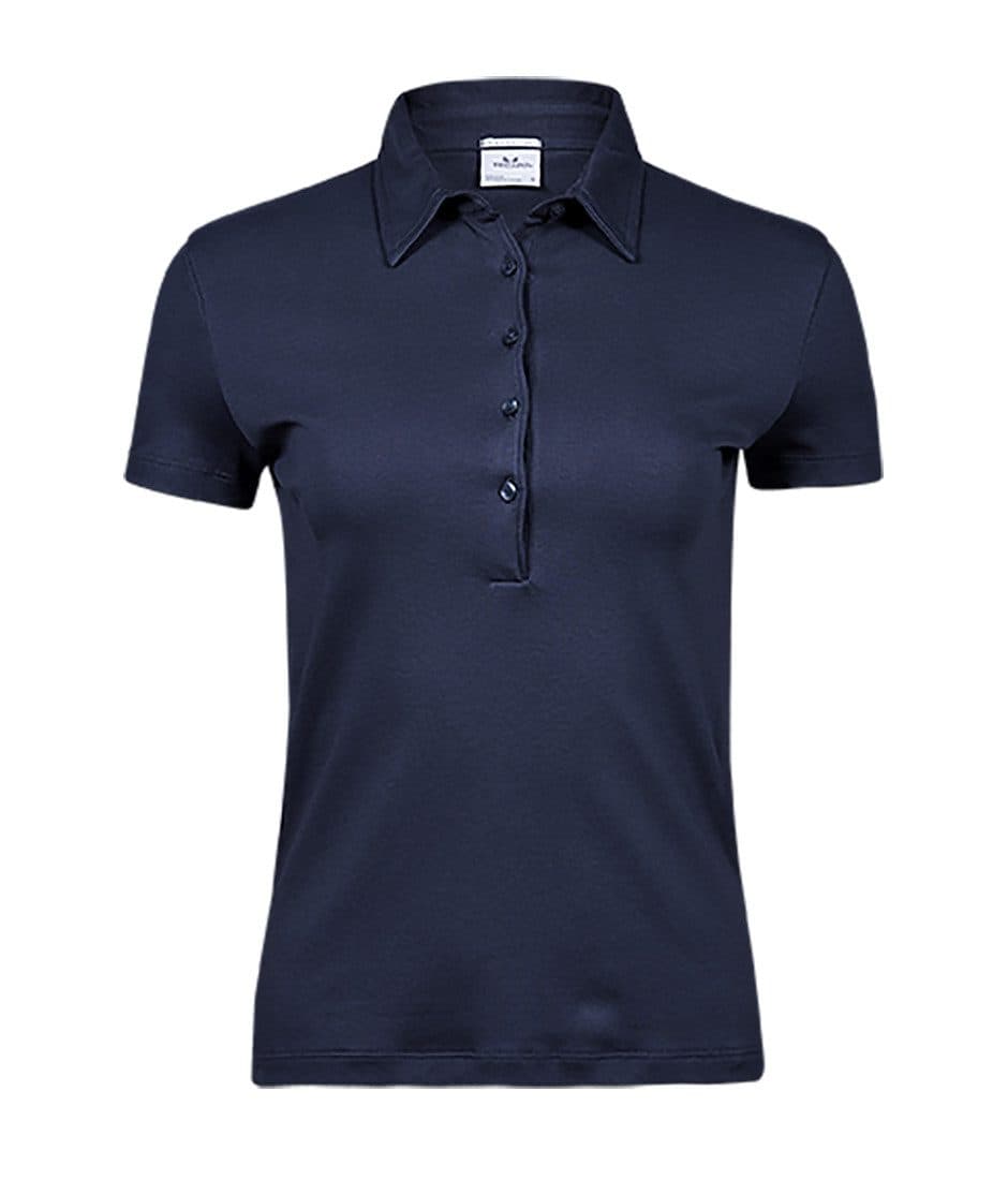 LADIES PIMA COTTON POLO coloris Marine
