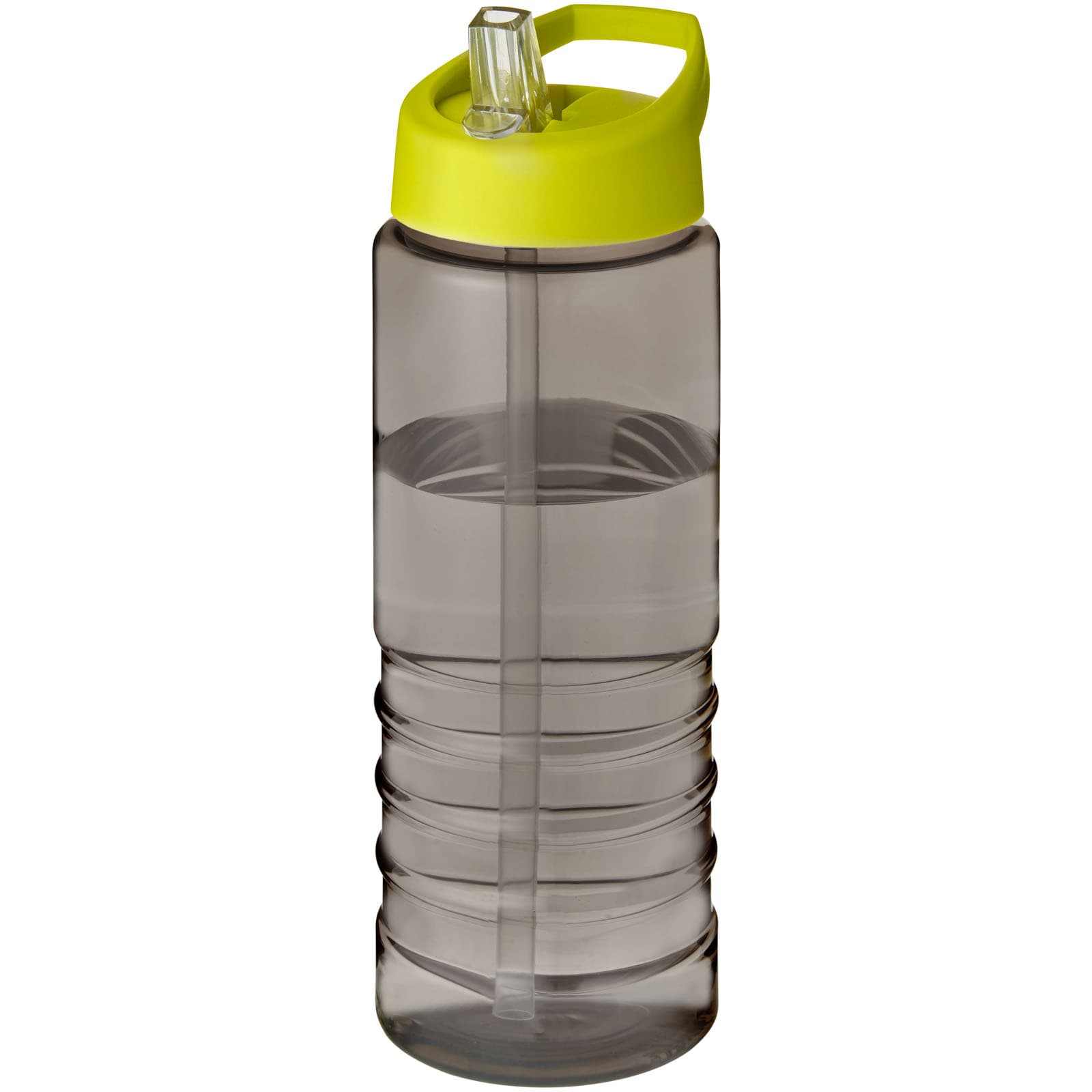 Bouteille de sport H2O Active® Eco Treble de 750 ml avec couvercle à bec verseur  coloris Charbon