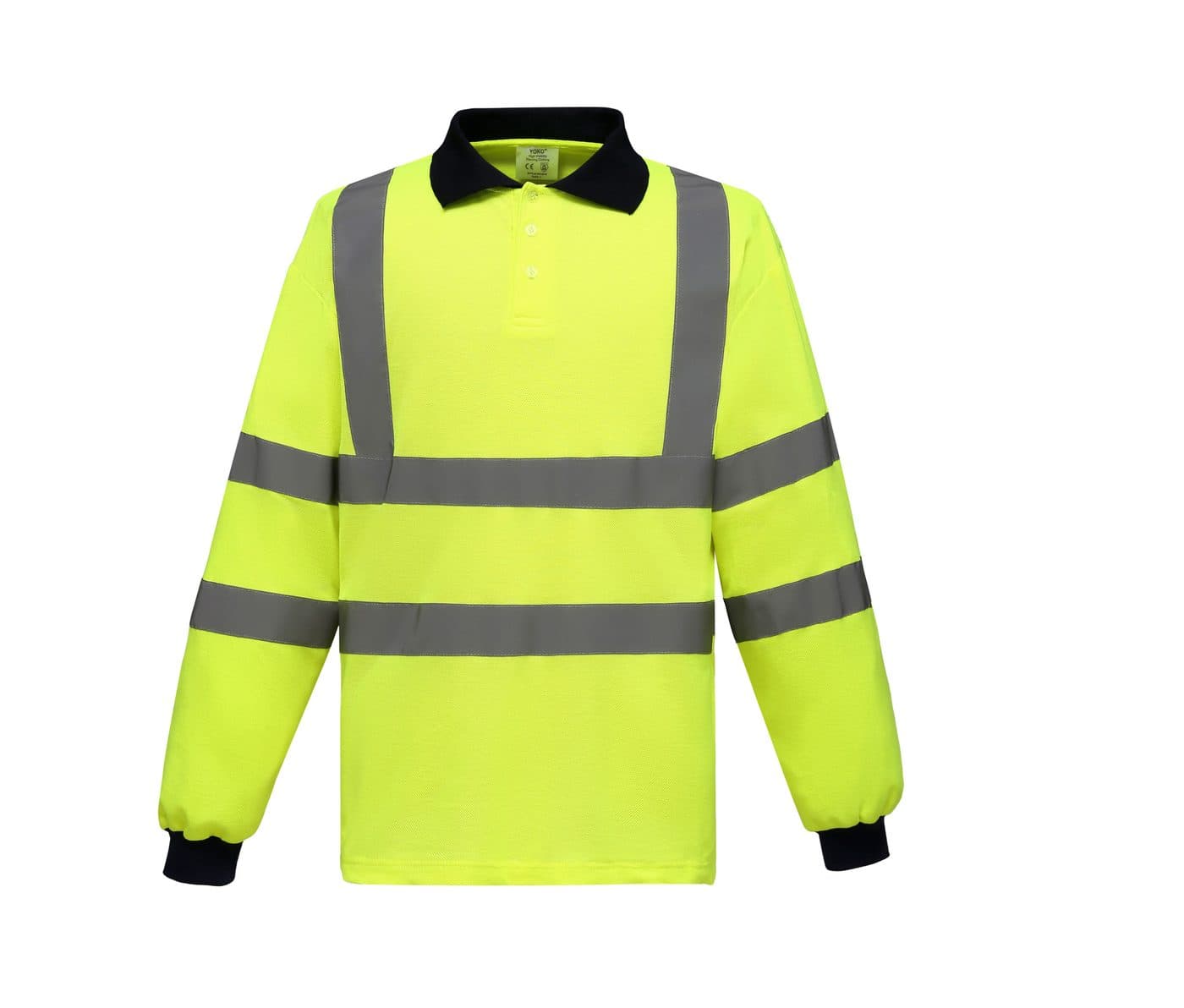 HI-VIS LONG SLEEVE POLO