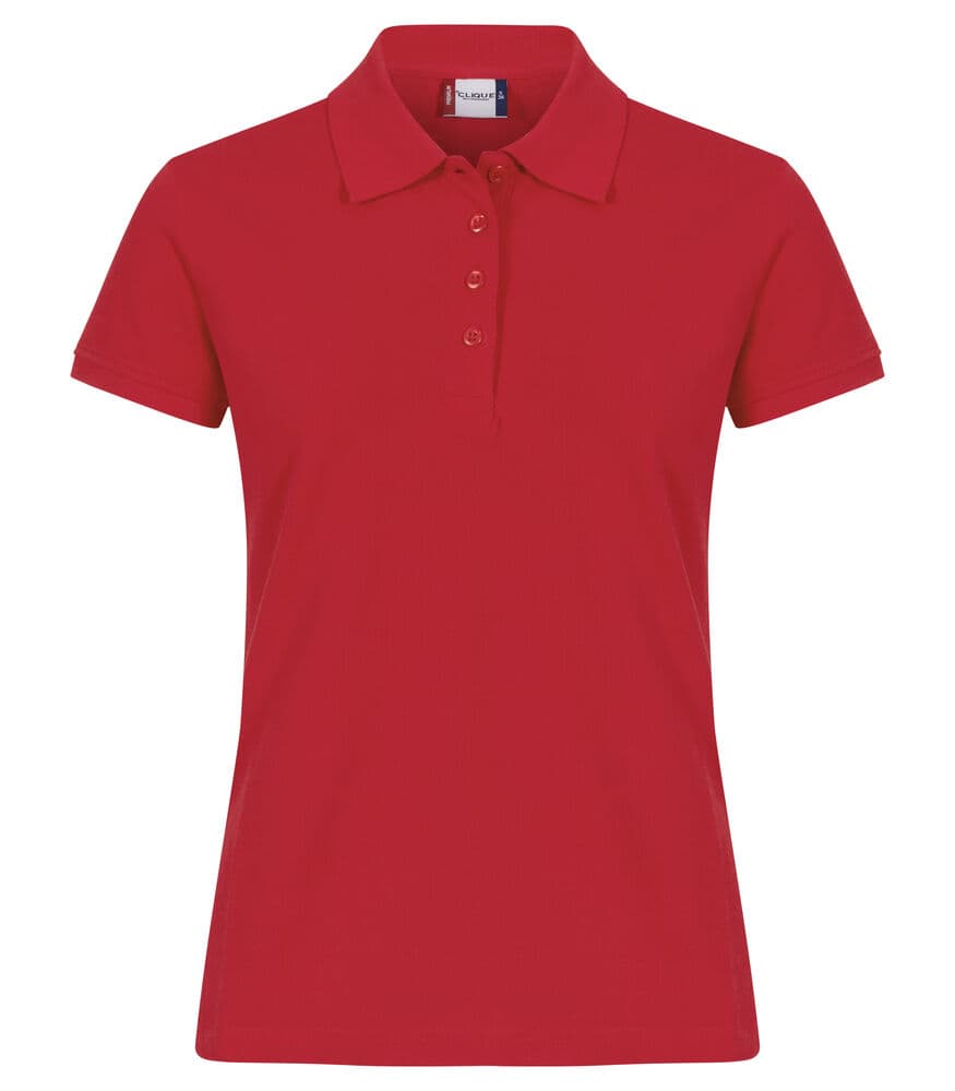 Clique Heavy Premium Polo Women coloris Rouge
