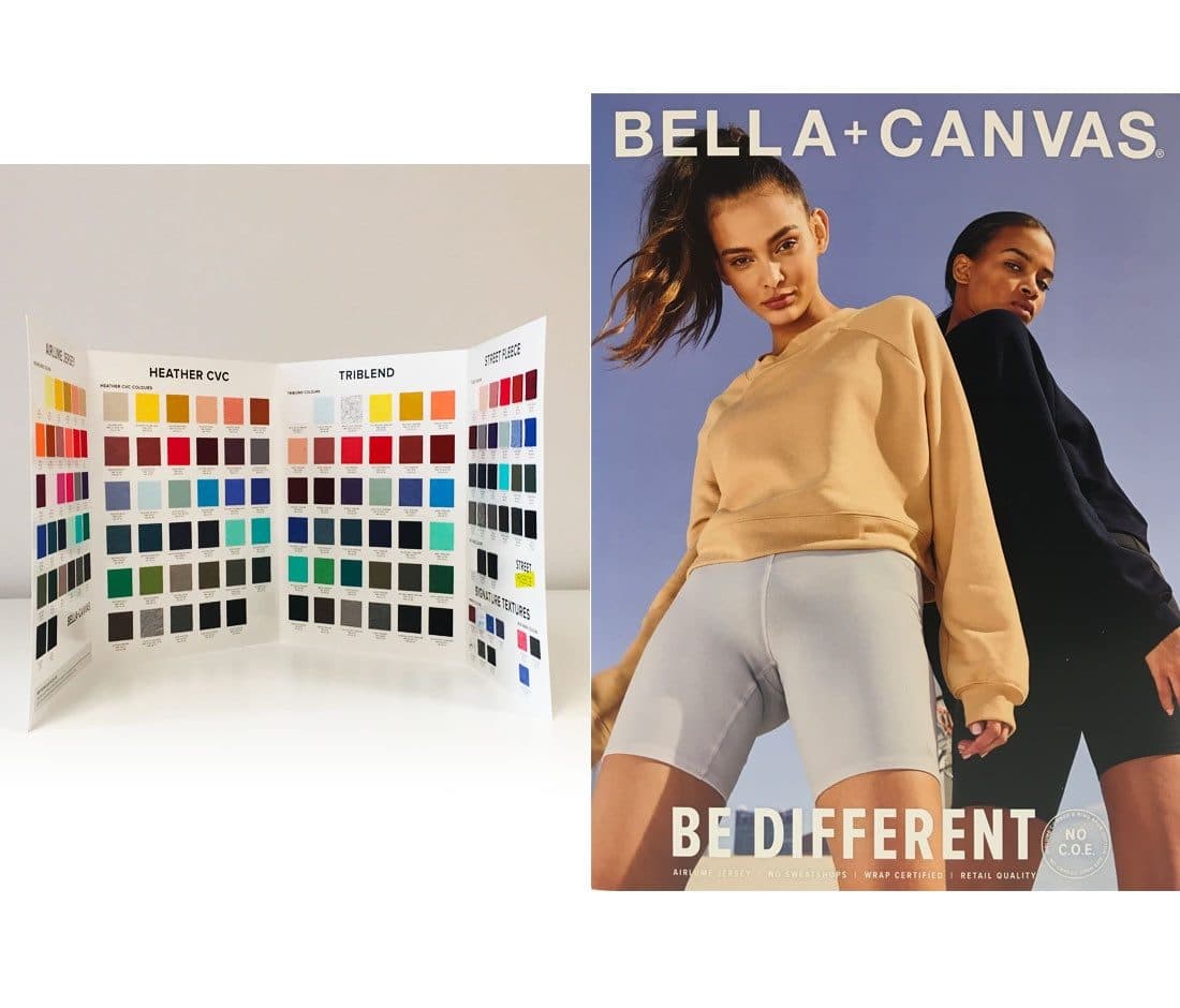CARTES COULEURS coloris BELLA / CANVAS