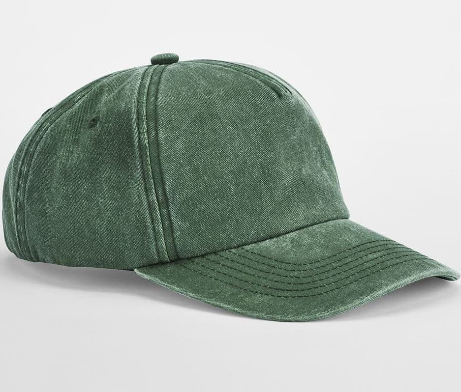 RELAXED 5 PANEL VINTAGE CAP coloris Vert bouteille vintage