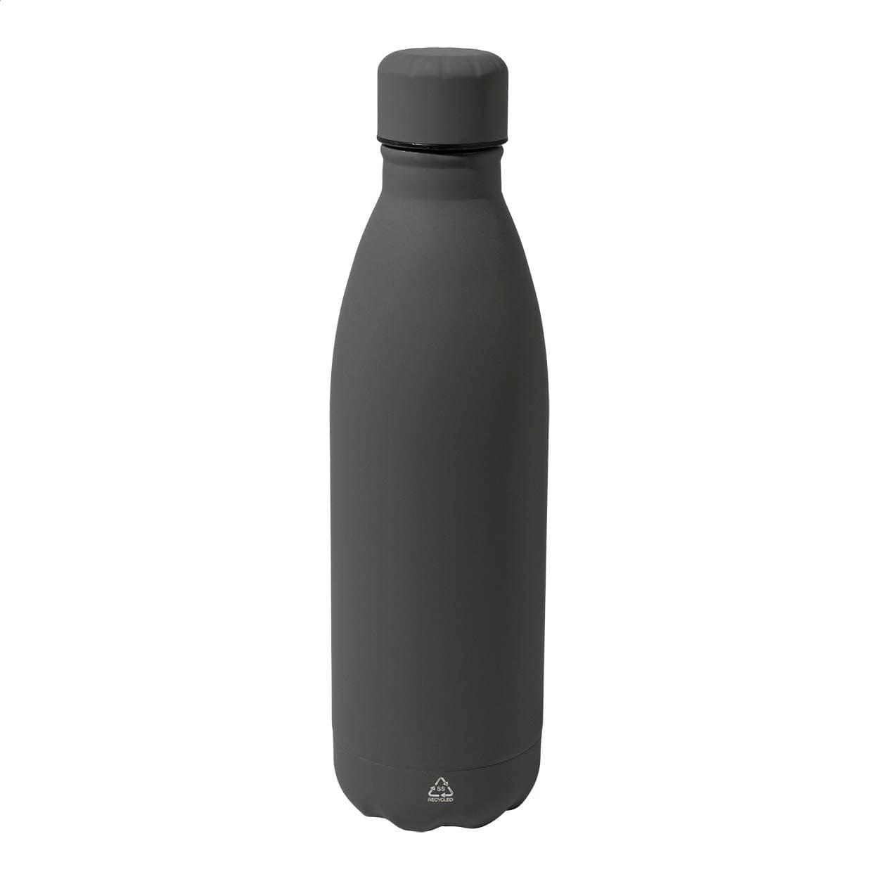 Bouteille en acier inoxydable recyclée coloris Gris