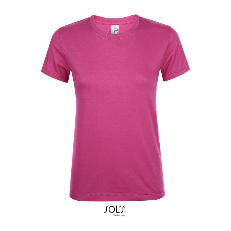 SOL'S REGENT WOMEN - ROUND COLLAR T-SHIRT coloris Rose orchidée