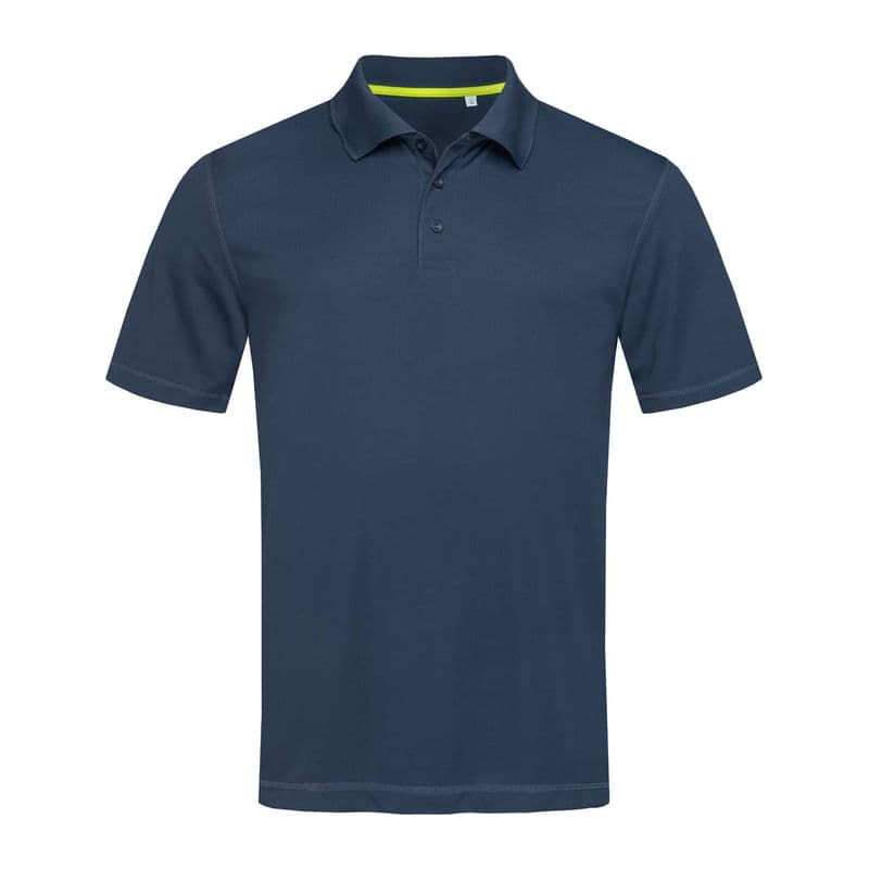 Mesh Unisex Polo coloris Bleu marina