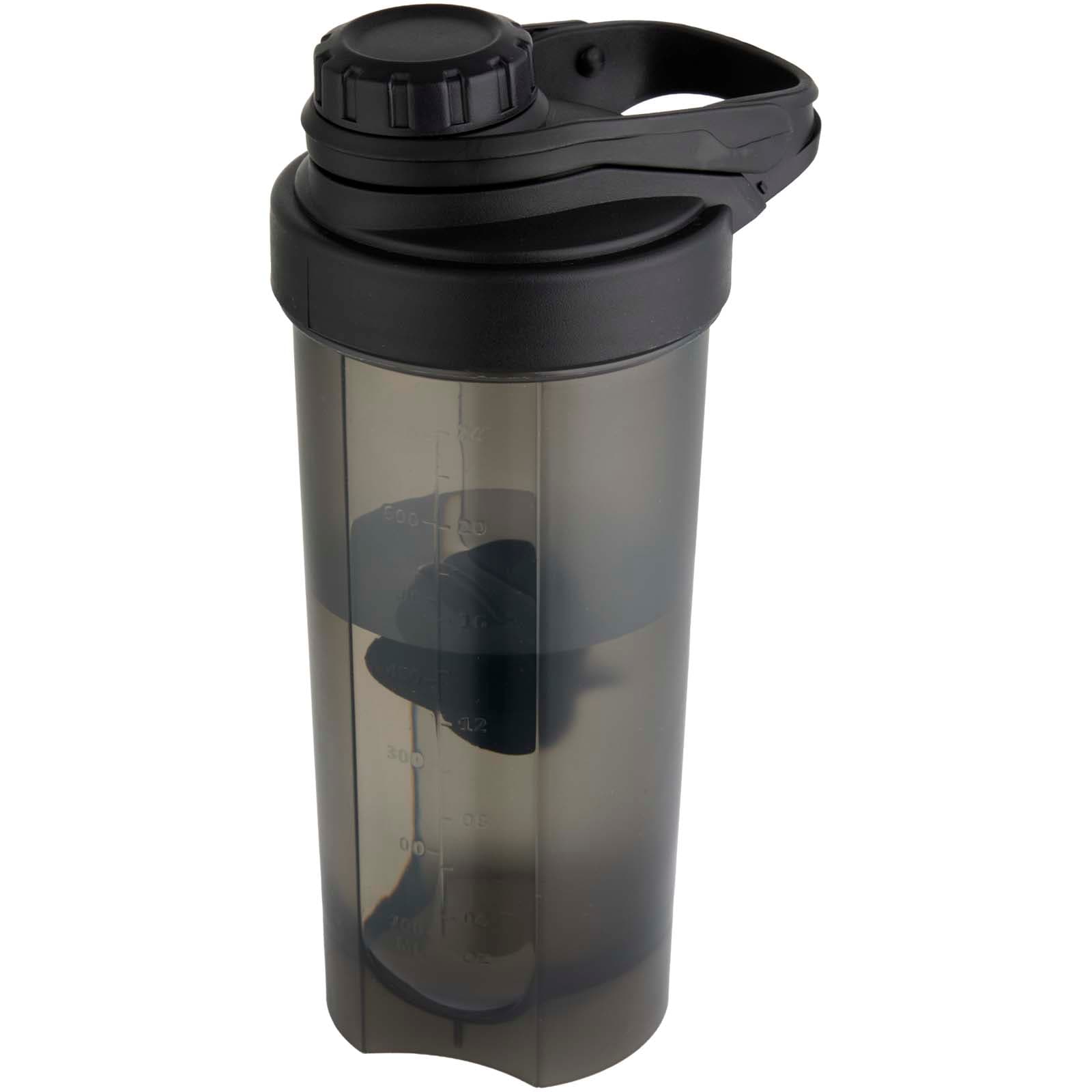 Bouteille de sport Forza de 700 ml avec bille de shaker coloris Noir