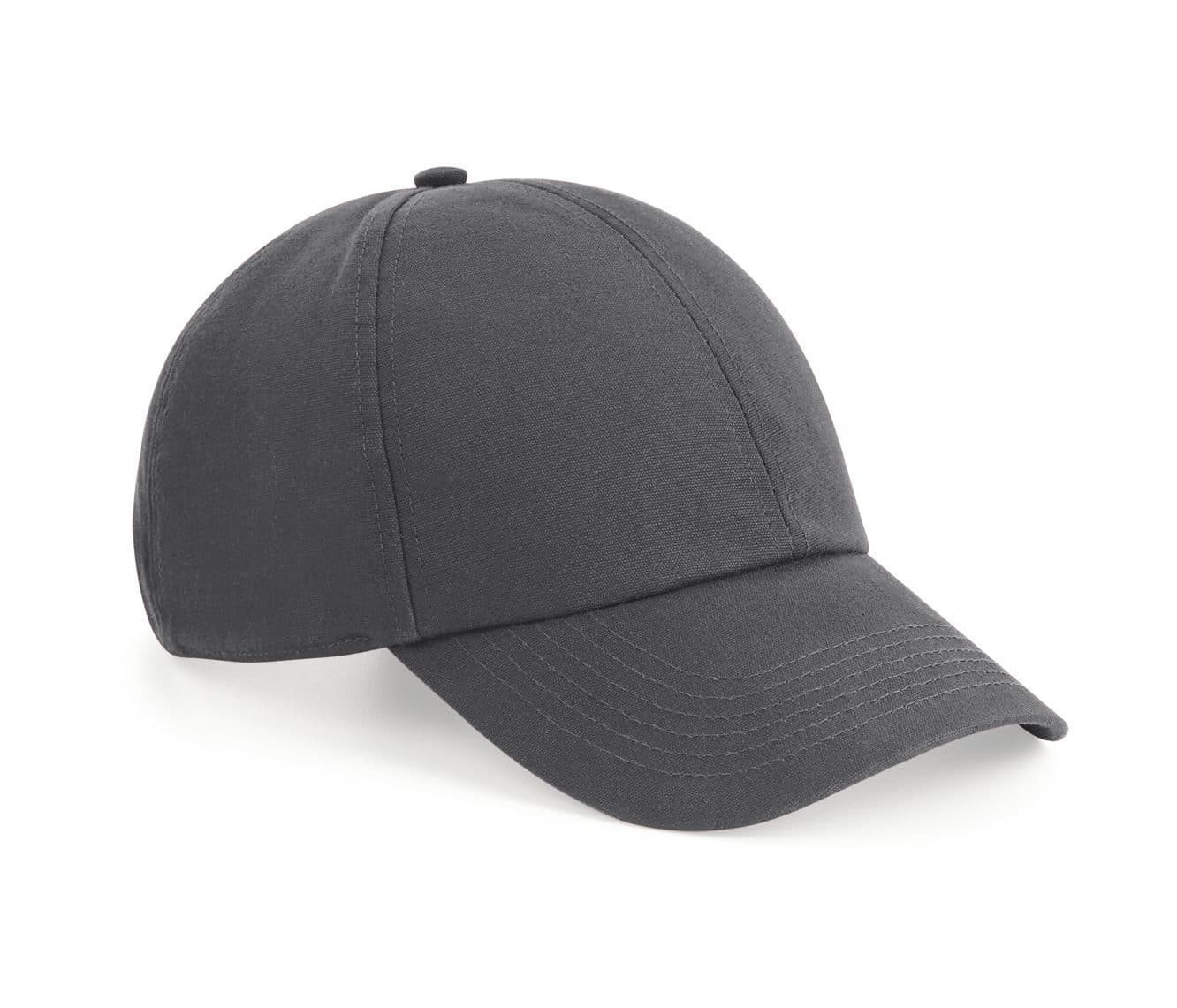 ORGANIC COTTON 6 PANEL CAP coloris Gris graphite