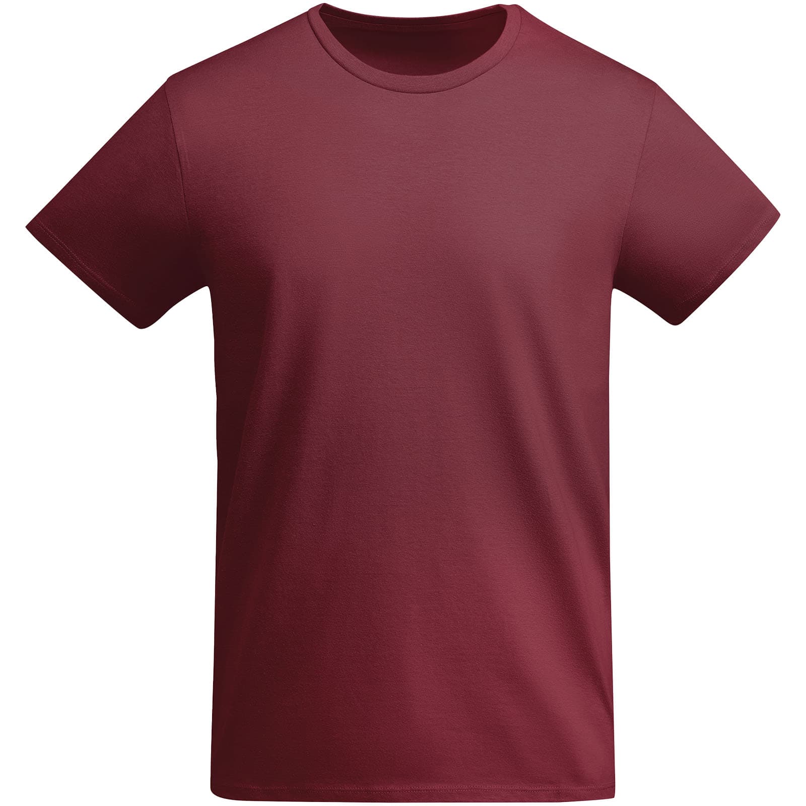 T-shirt de 175 g/m² Breda en coton organique à manches courtes pour homme coloris Grenat