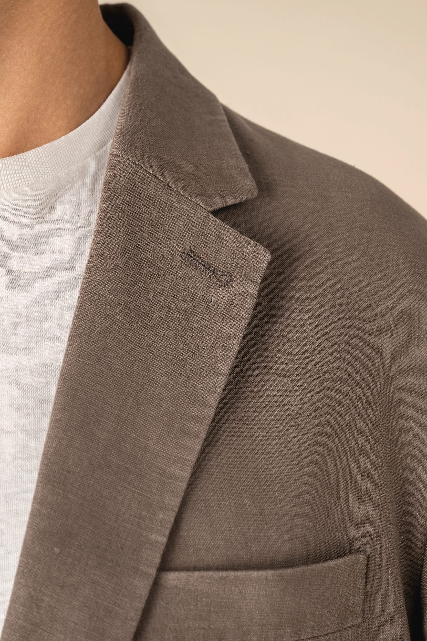 Blazer délavé en lin homme en situation
