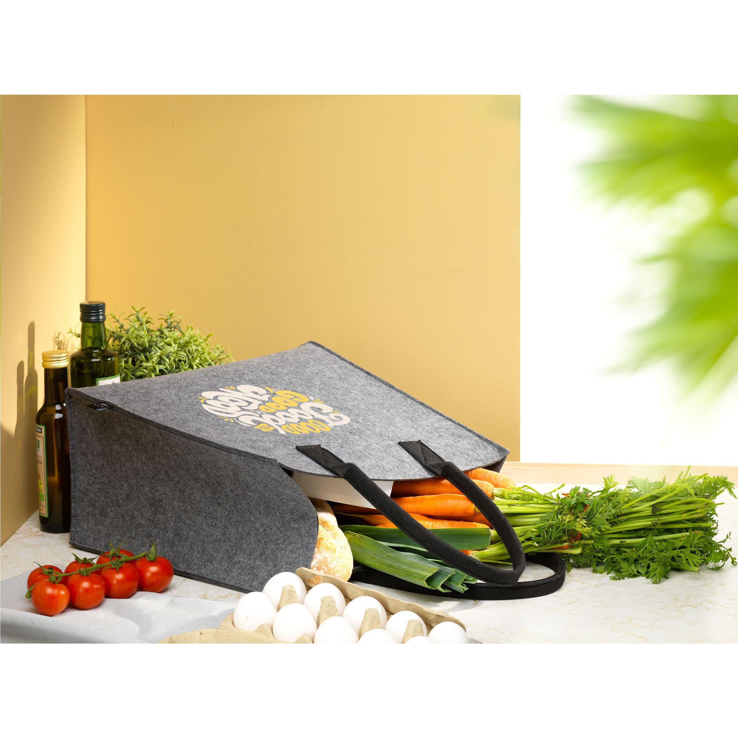 Sac de courses BigShopper Argus GRS RPET feutre en situation