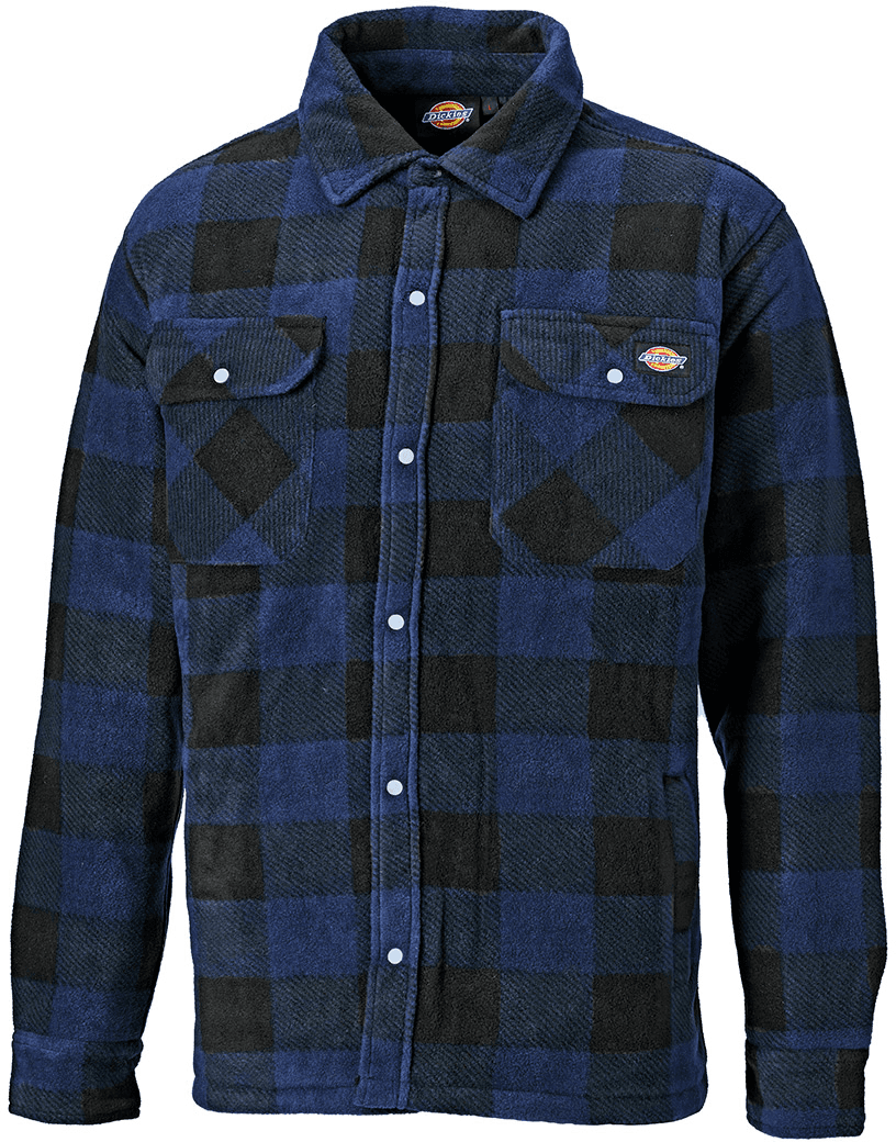 Chemise PORTLAND homme coloris Bleu roi / Noir