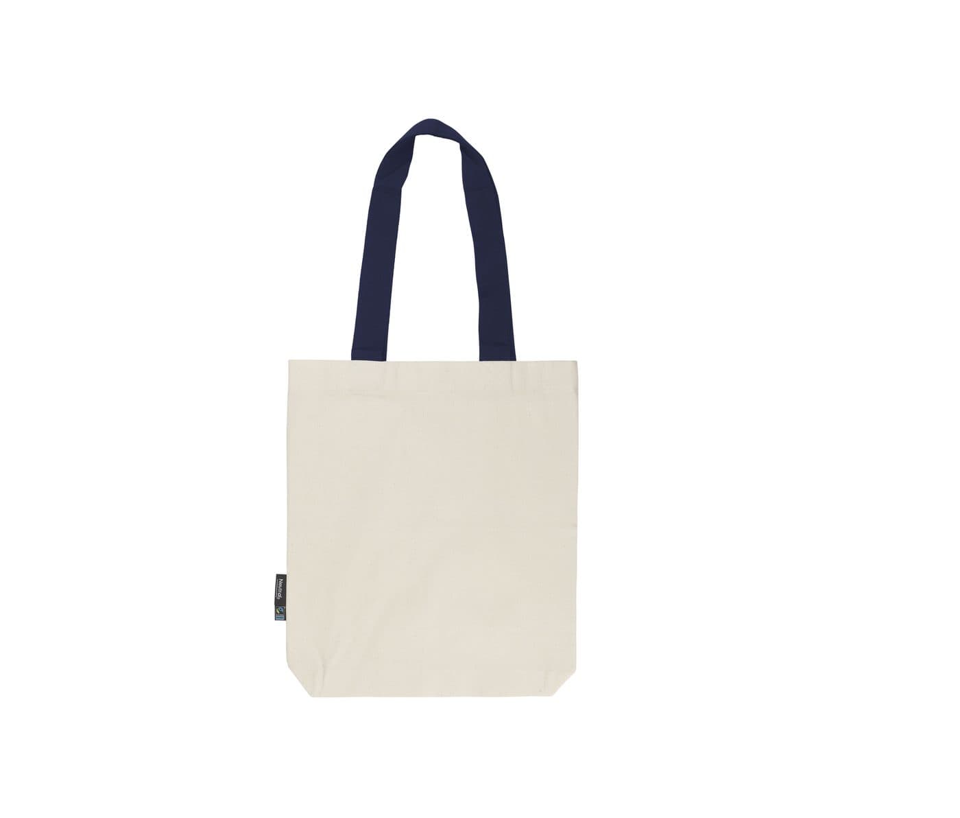 TWILL BAG WITH CONTRAST HANDLES