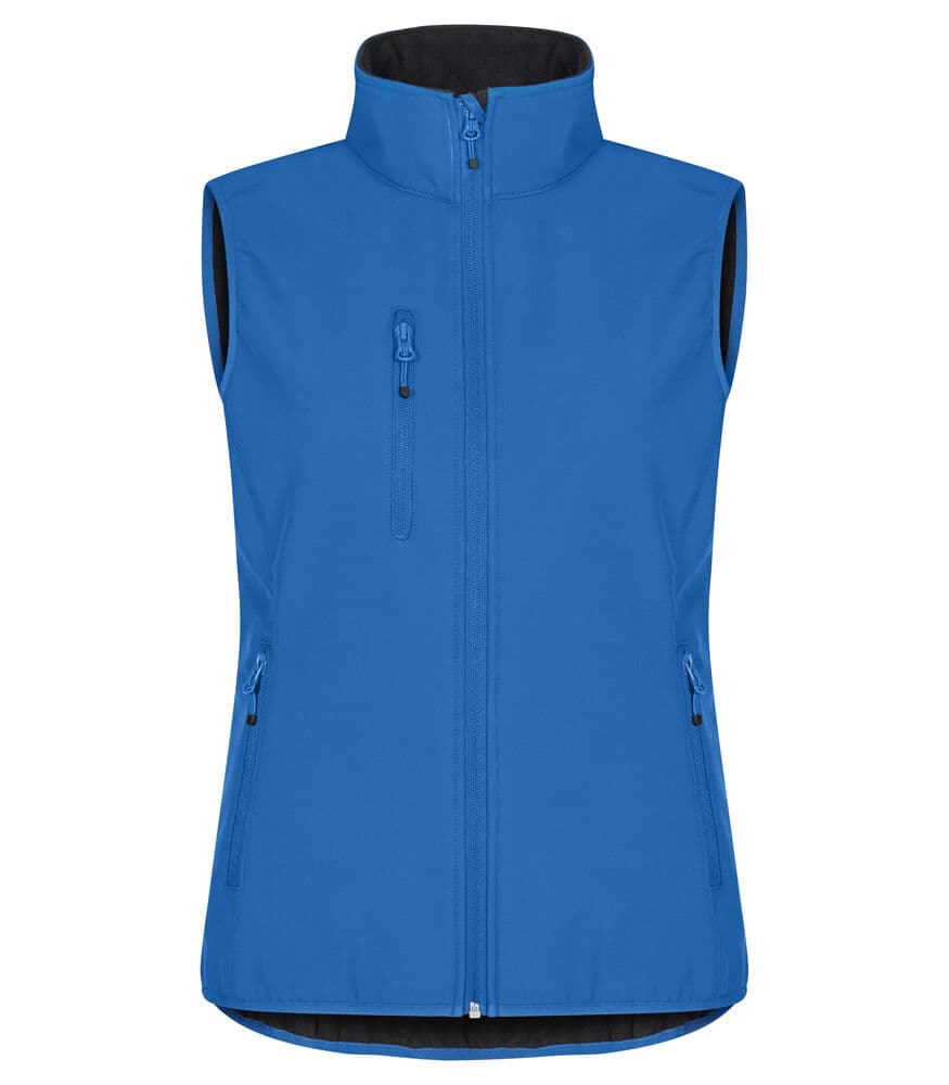 Clique Classic Softshell Vest Women coloris Bleu roi