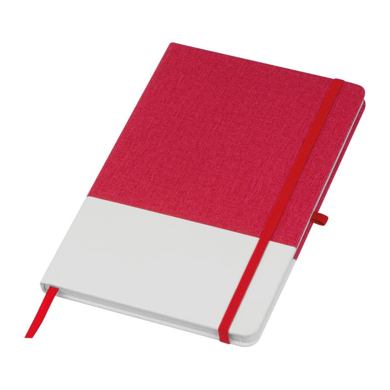 Cahier A5 "Bardolino" coloris Rouge