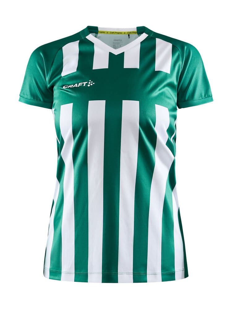 Craft Progress 2.0 stripe jersey w coloris Vert / Blanc