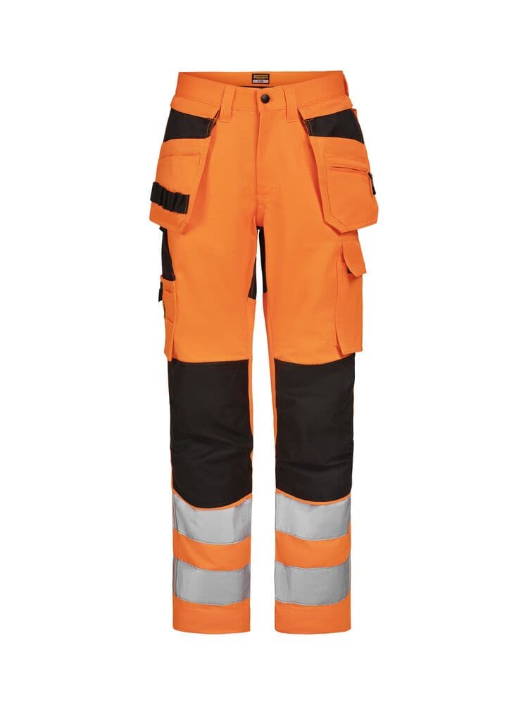 Jobman 2379 Hi-Vis Trousers Stretch HP coloris Noir / Orange