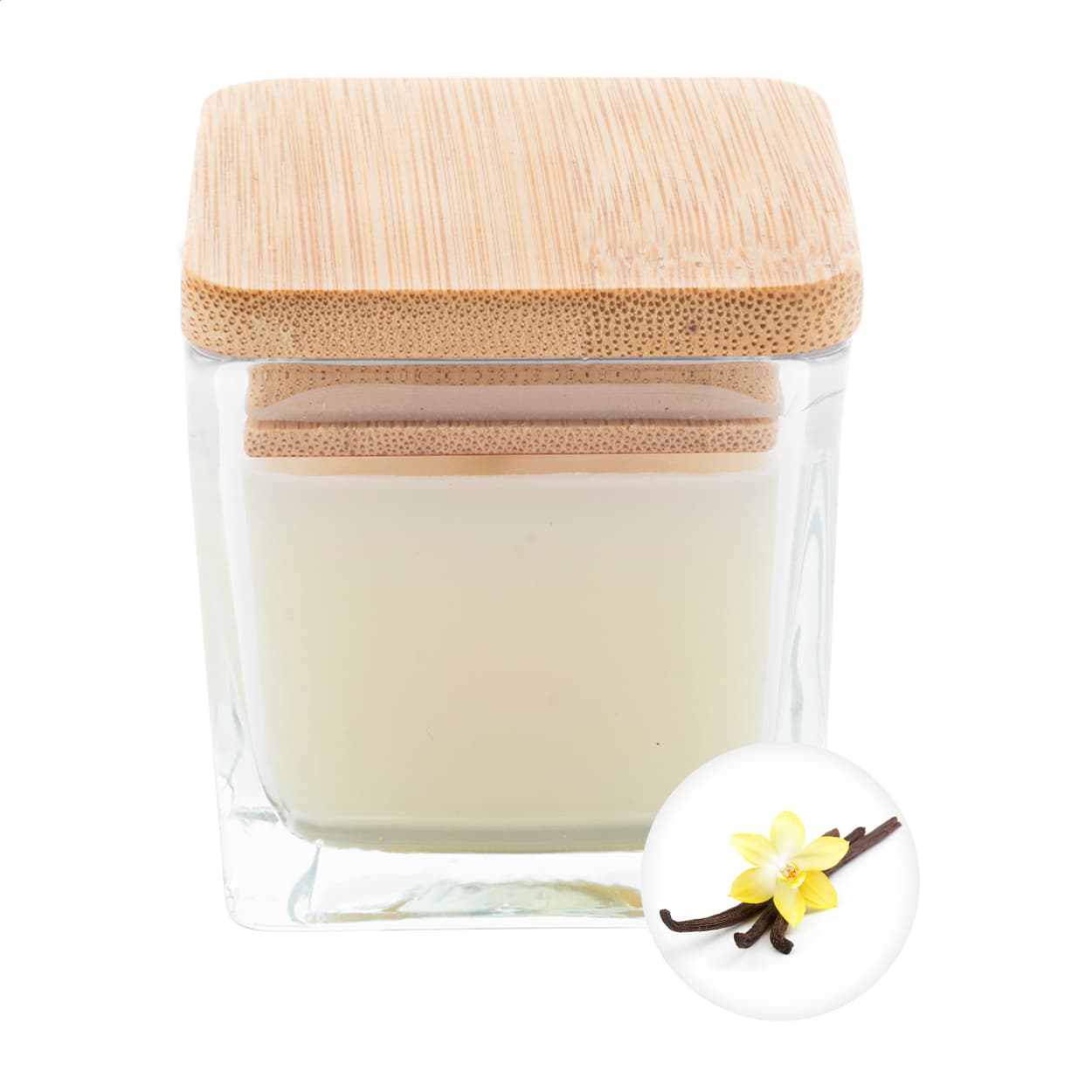 Bougie, pomme verte coloris Blanc