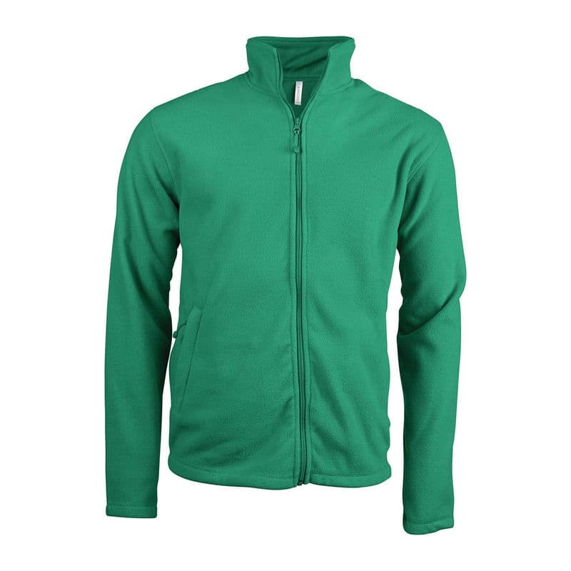 FALCO - FULL ZIP MICROFLEECE JACKET coloris Vert kelly