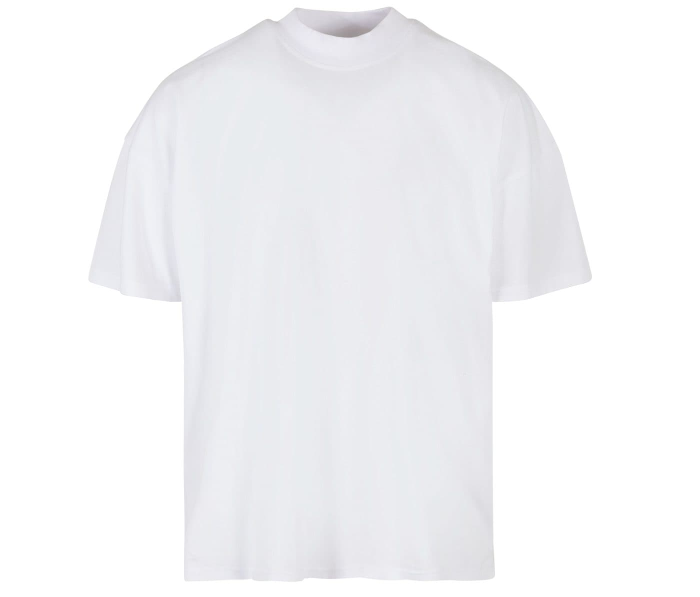 OVERSIZED MOCK NECK TEE coloris Blanc