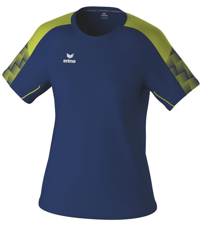 T-Shirt EVO STAR coloris Marine / Vert citron