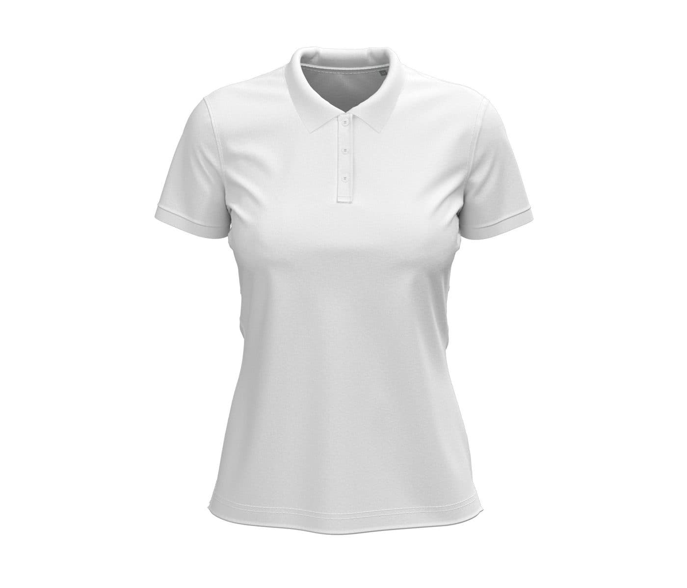STRETCH POLO coloris Blanc