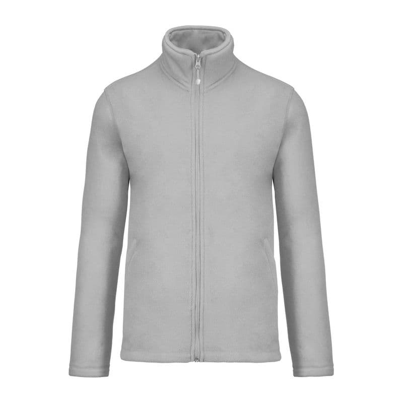 FALCO - FULL ZIP MICROFLEECE JACKET coloris Gris neige