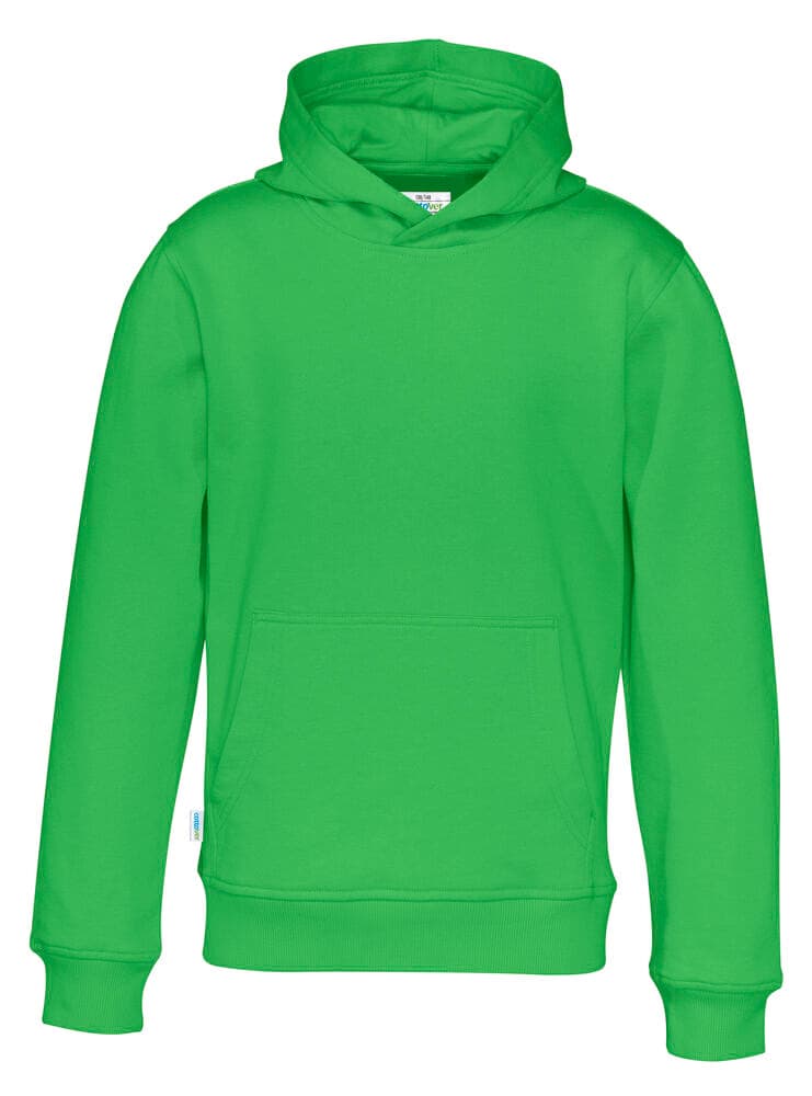HOODIE ENFANT - CERTIFIÉ GOTS coloris Vert