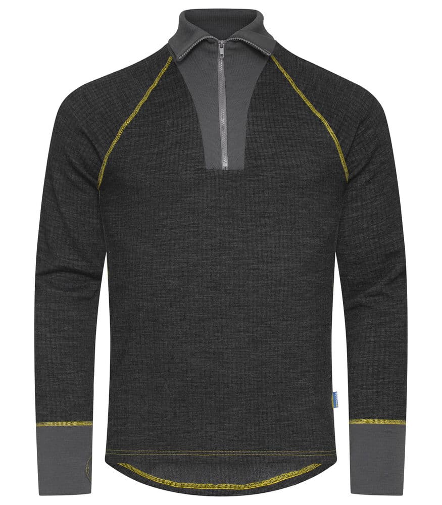 3110 T-SHIRT THERMIQUE AVEC FERMETURE ÉCLAIR COURTE