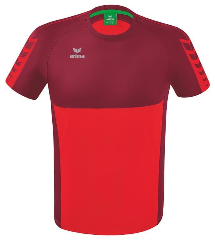 T-shirt Six Wings coloris Rouge / Bordeaux