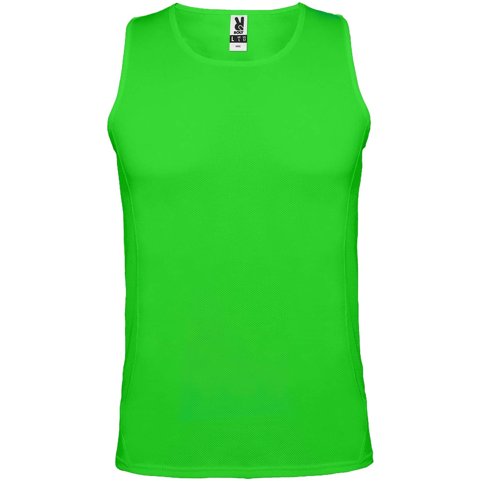 Débardeur de sport de 140 g/m² Andre pour homme coloris Citron vert