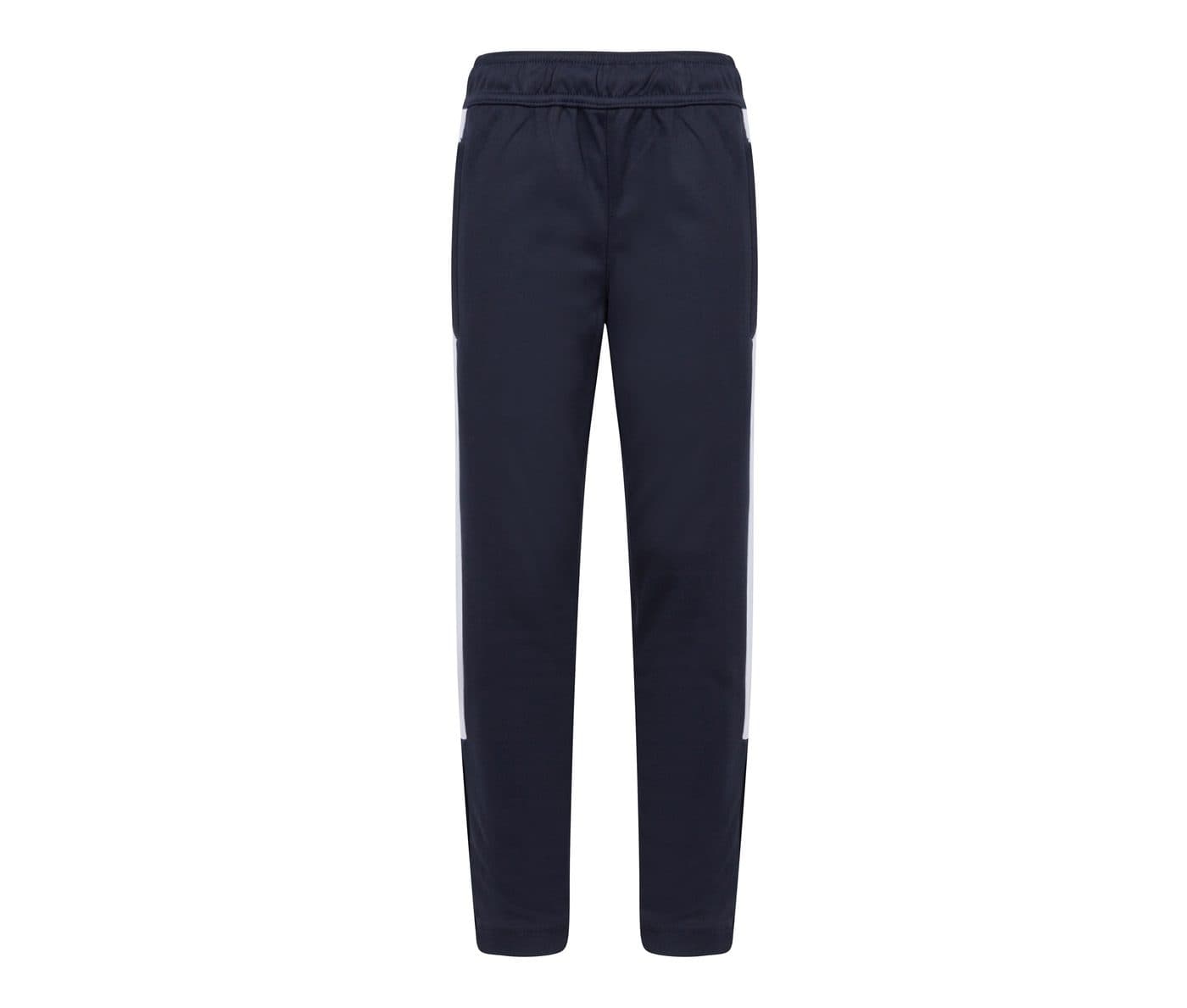 KID'S SLIM LEG KNITTED TRACKSUIT PANTS coloris Marine / Blanc