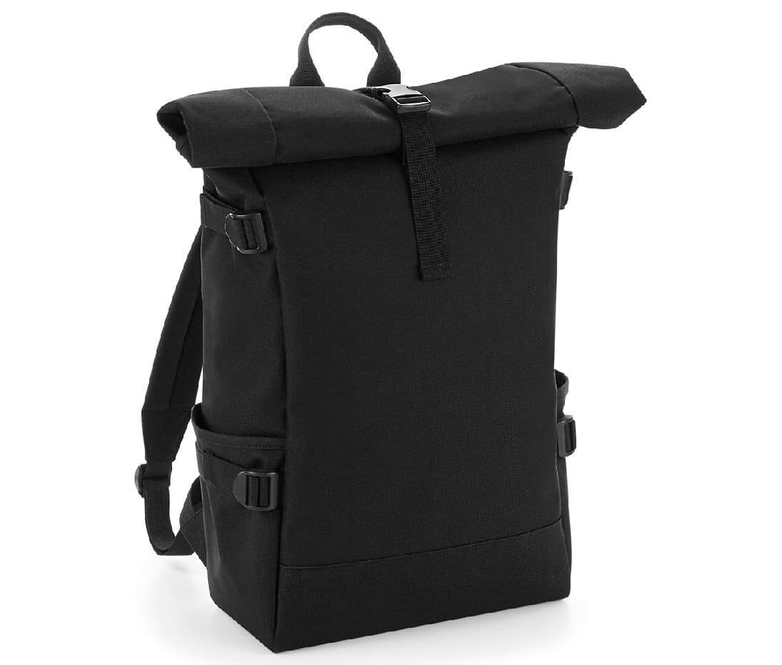 BLOCK ROLL-TOP BACKPACK coloris Noir / Noir